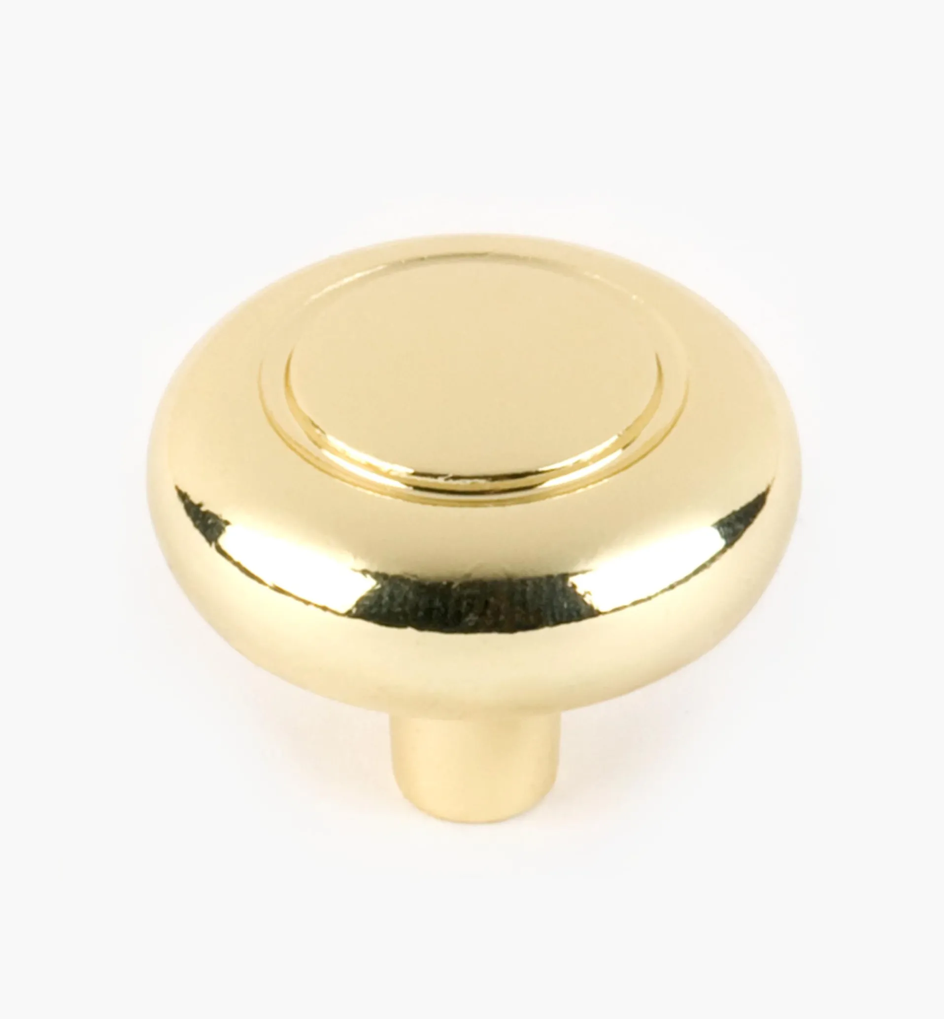 Lee Valley Brass Plate Eclipse Knob