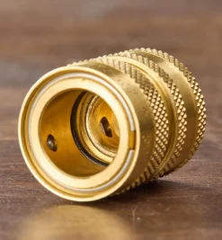 Lee Valley Brass Quick Connect Set With Water Stop