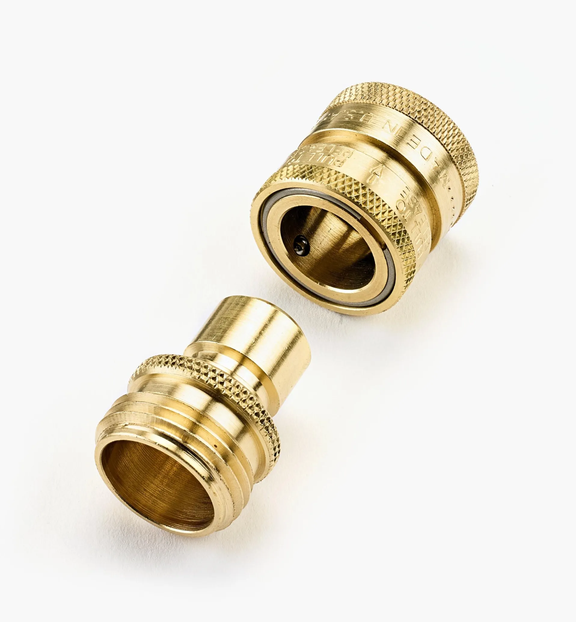 Lee Valley Brass Quick Couplers Set