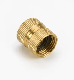 Lee Valley Brass Swivel Double Female Adapter