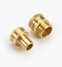 Lee Valley Brass Tap End Quick Connect Set