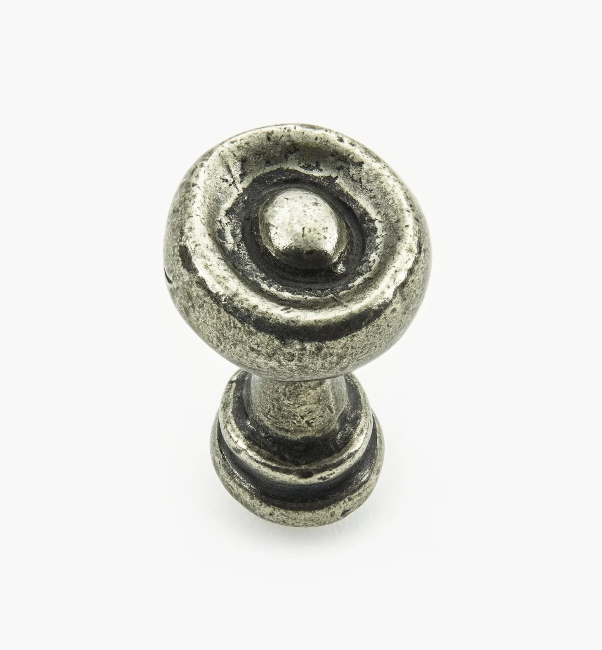 Lee Valley Bright Pewter Round Knobs