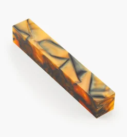 Lee Valley Bronze & Black Acrylic Acetate Pen Blank