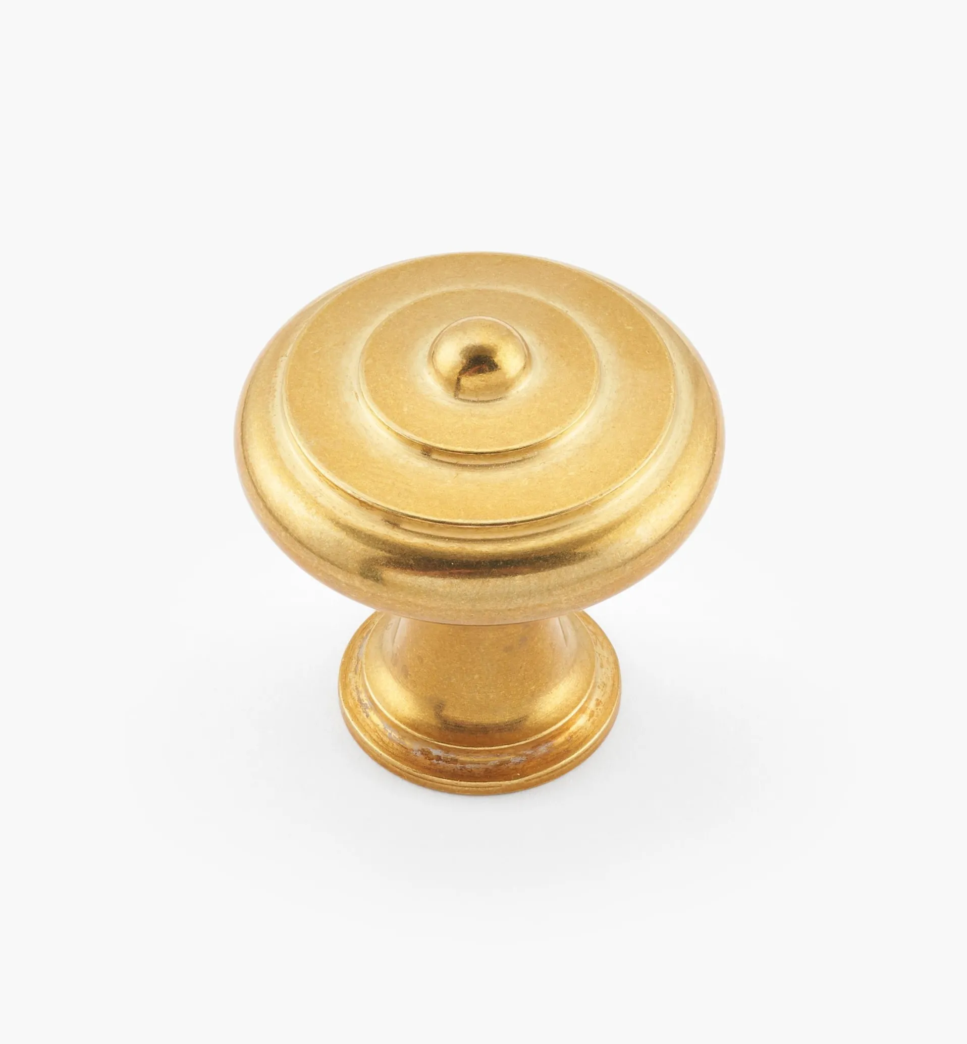 Lee Valley Brusso Brass Concentric Ring Knob