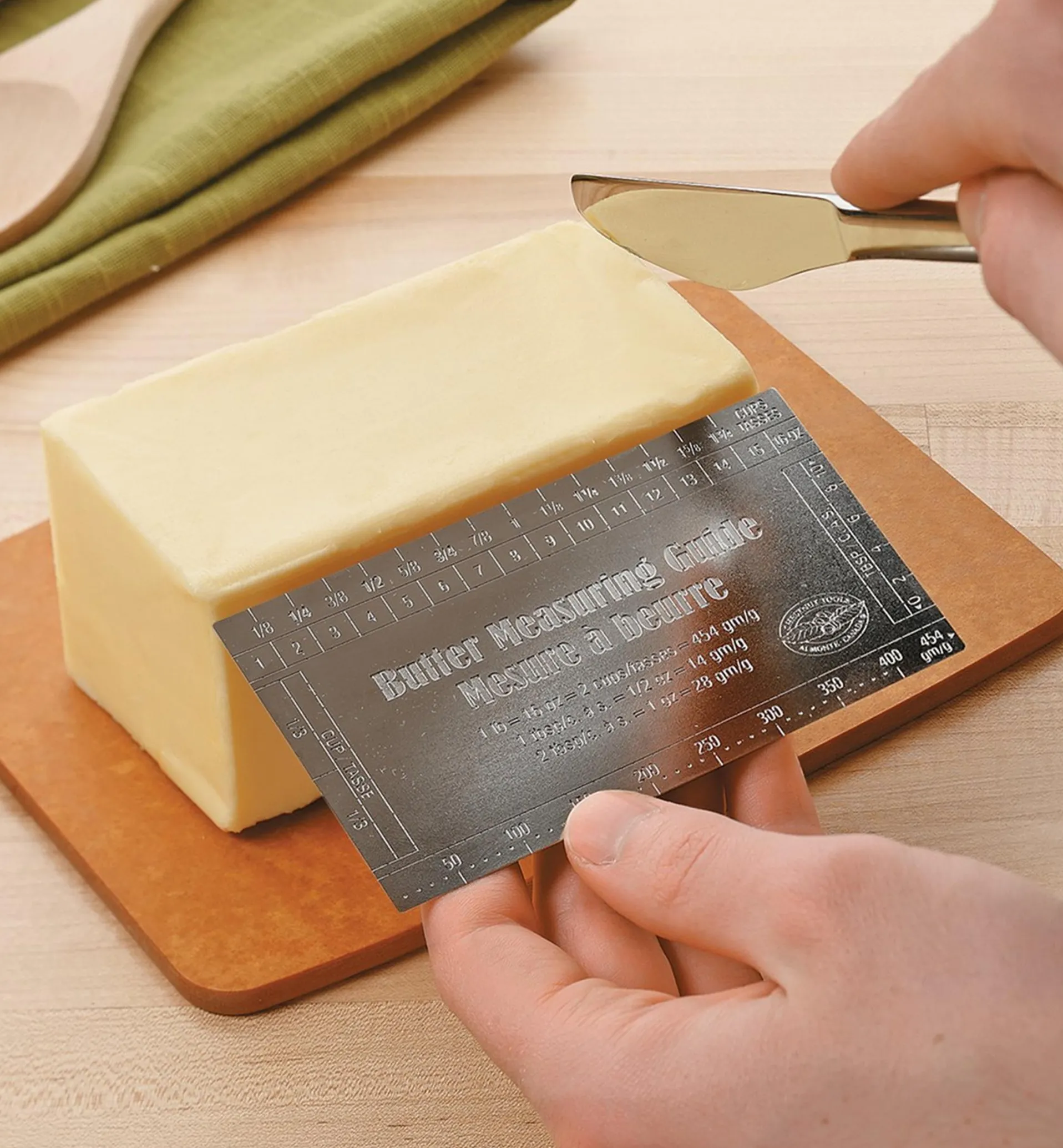 Lee Valley Butter Measuring Guide