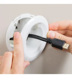 Lee Valley Cable Grommet Kit For Wall-Mounted Electronics