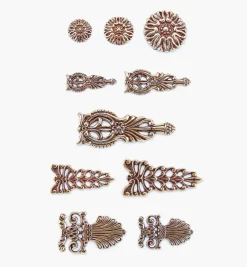 Lee Valley Cast Brass Appliqué Accents