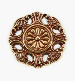 Lee Valley Cast Brass Appliqué Rosette Accents
