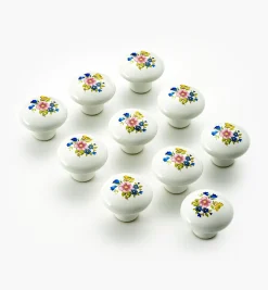 Lee Valley Ceramic Bouquet Knobs