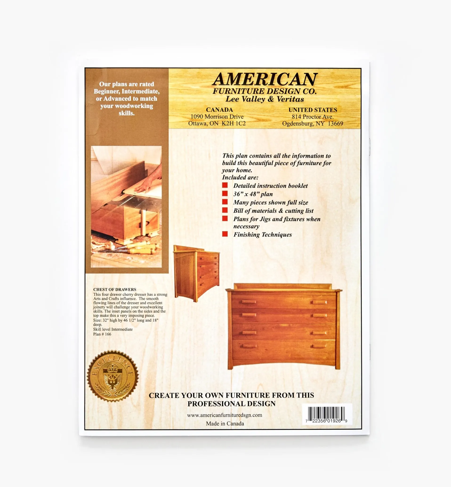 Lee Valley Chest Of Drawers Plan