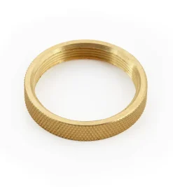 Lee Valley Common Ring Nut For 1 3/16" And 1 3/4" Brass Template Guides And 1 3/4" Router Plate Inserts