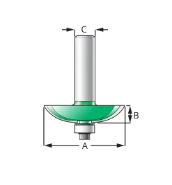 Lee Valley Cove Raised Panel Bits