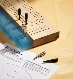 Lee Valley Cribbage Board Template