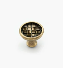 Lee Valley Crosshatch Pattern Knob