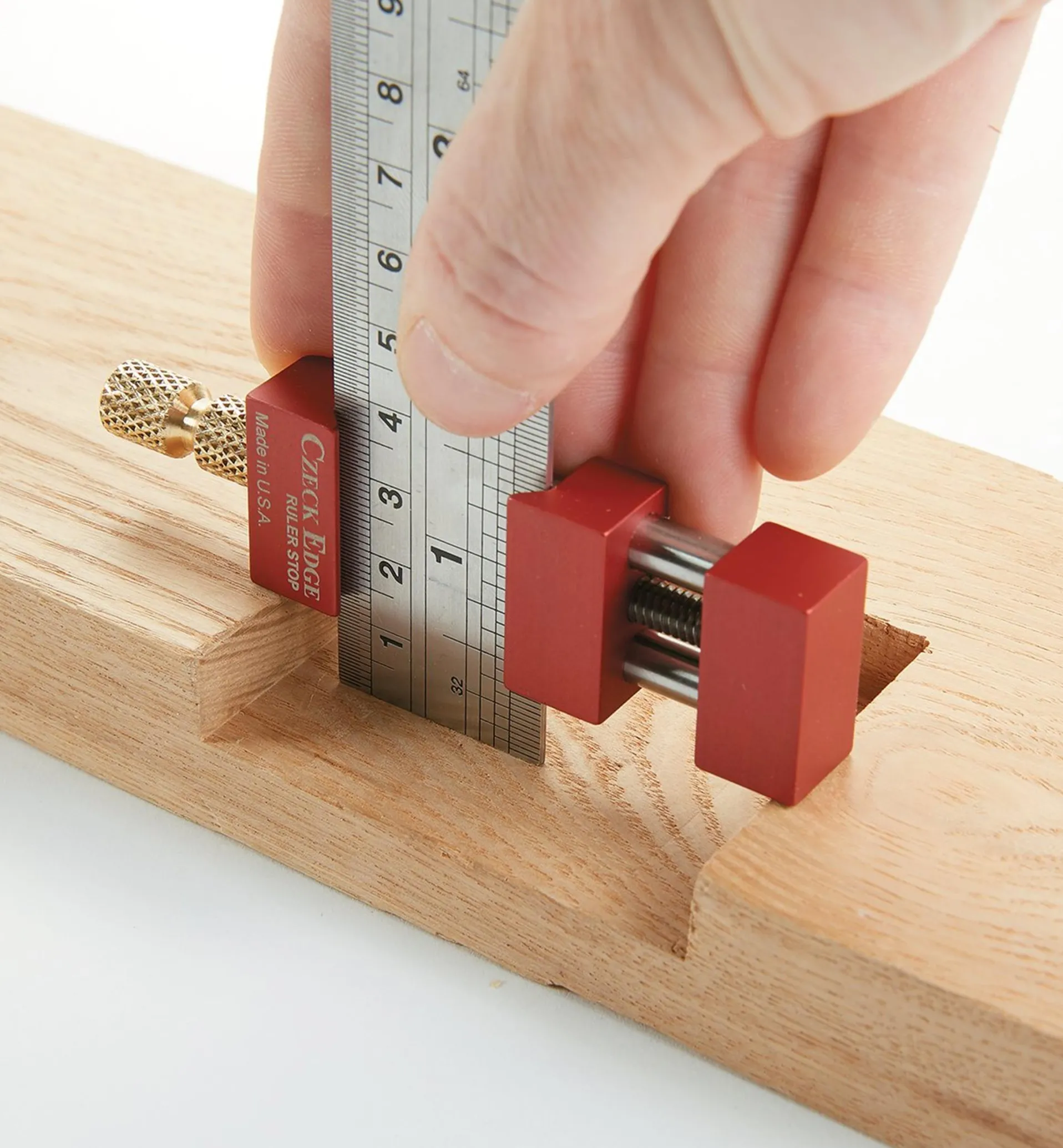 Lee Valley Czeck Edge Ruler Stop