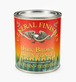 Lee Valley Dark Brown General Water-Based Dye Stain