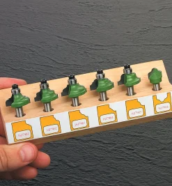 Lee Valley Detail Router Bit Set