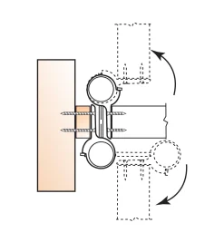 Lee Valley Double-Acting Hinges