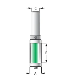 Lee Valley Double-Bearing Flush Trimming/Template Bits