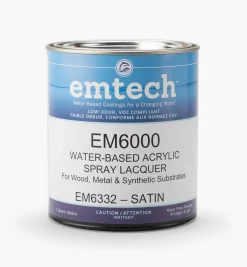 Lee Valley Emtech Water-Based Lacquer