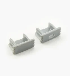 Lee Valley End Caps For Surface-Mount LED Tape Lighting Channels