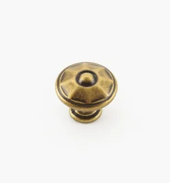 Lee Valley Faceted Brass Knobs