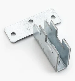 Lee Valley Fast-Mount Bracket For Galvanized Heavy-Duty Shelving System