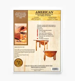 Lee Valley Federal-Style Gateleg Table Plan