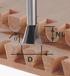 Lee Valley Festool Dovetail Router Bit For VS 600