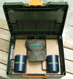 Lee Valley Festool Outdoor Systainer Case With Hat & Mugs