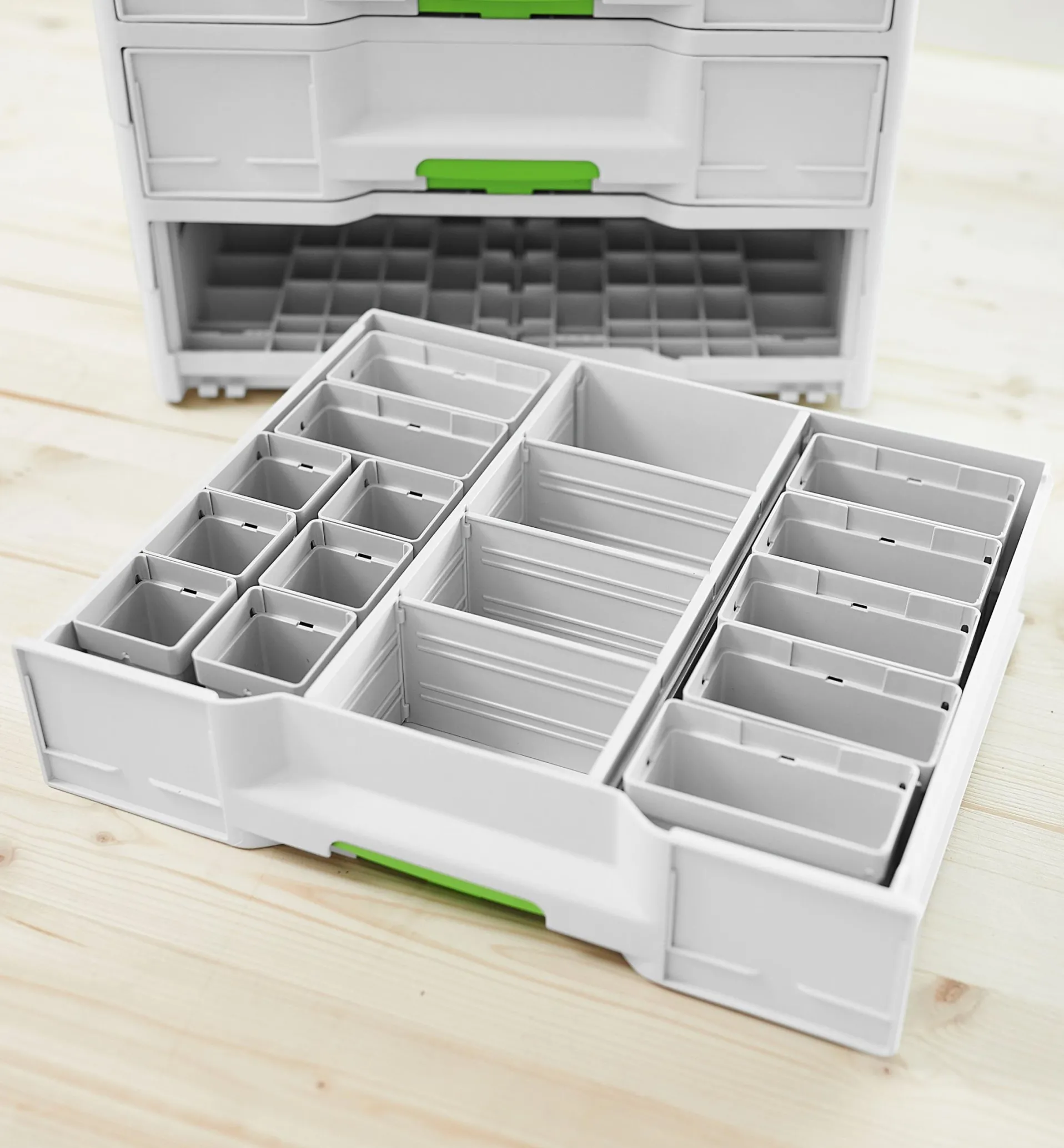 Lee Valley Festool Plastic Container Set 50 × 50/50 × 100 × 68
