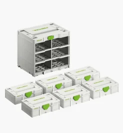 Lee Valley Festool Systainer³ Rack SYS3-RK/6 M 337-Set