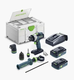 Lee Valley Festool TPC 18/4 I Quadrive Cordless Drill Set