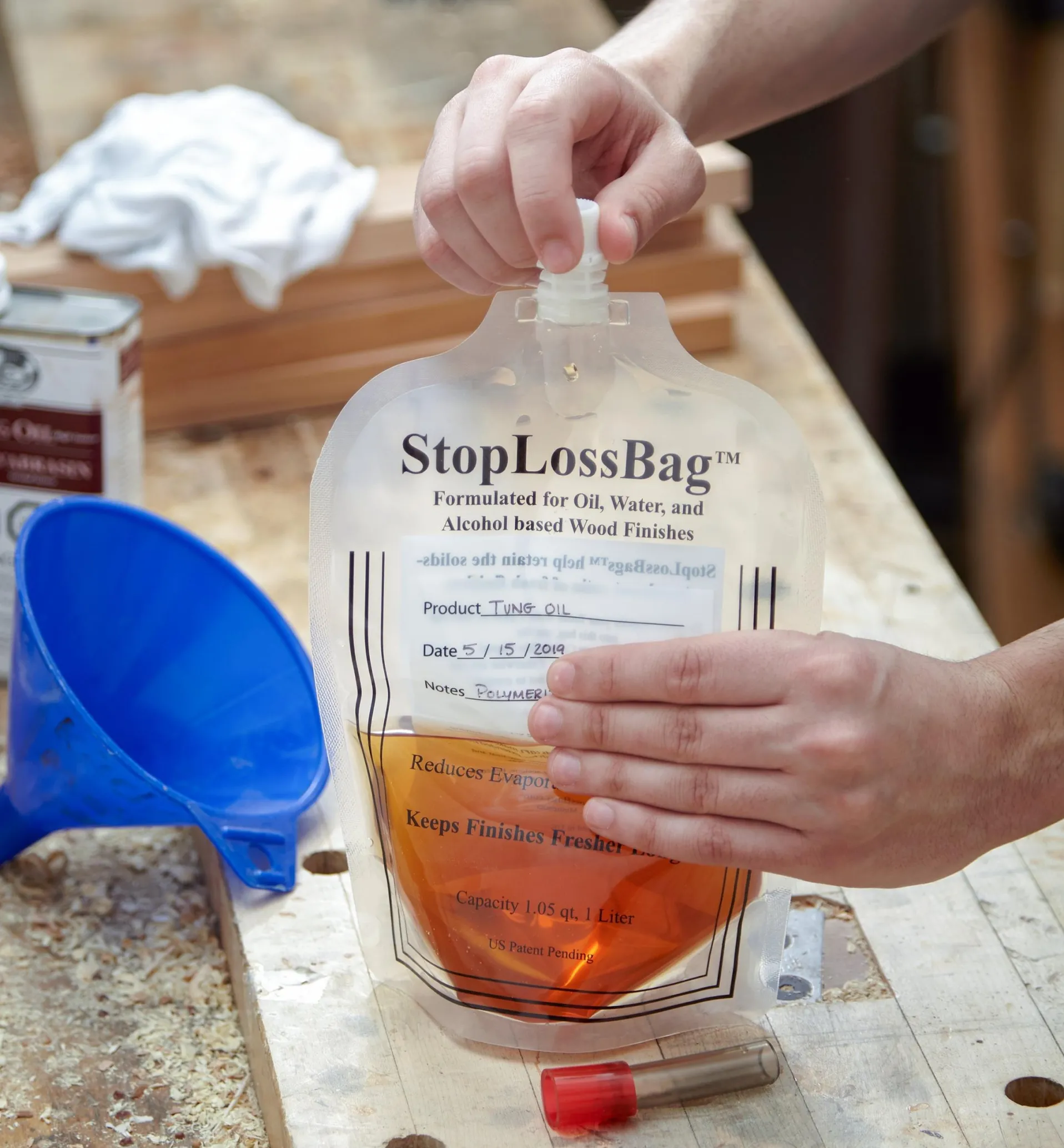 Lee Valley Finish Storage Bag