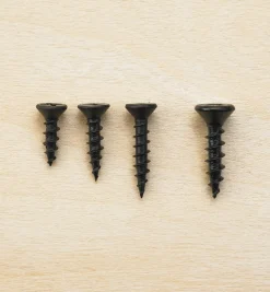 Lee Valley Flat-Head Black Steel Screws