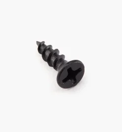 Lee Valley Flat-Head Black Steel Screws