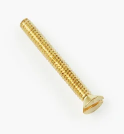 Lee Valley Flat-Head Slot Brass Machine Screws