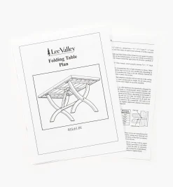 Lee Valley Folding Table Plan