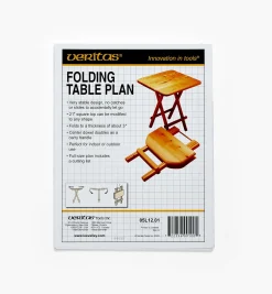 Lee Valley Folding Table Plan