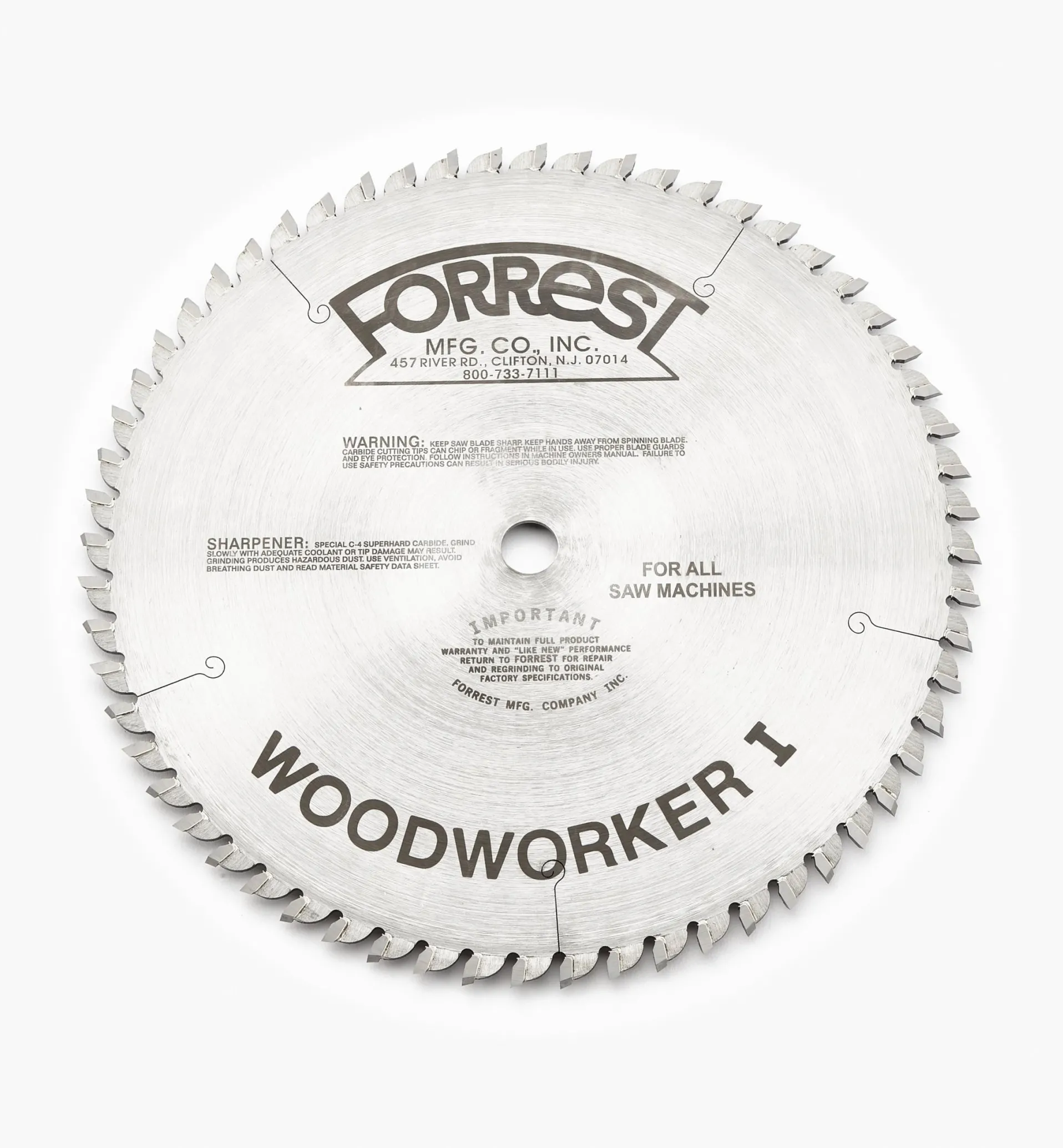 Lee Valley Forrest Woodworker Blades