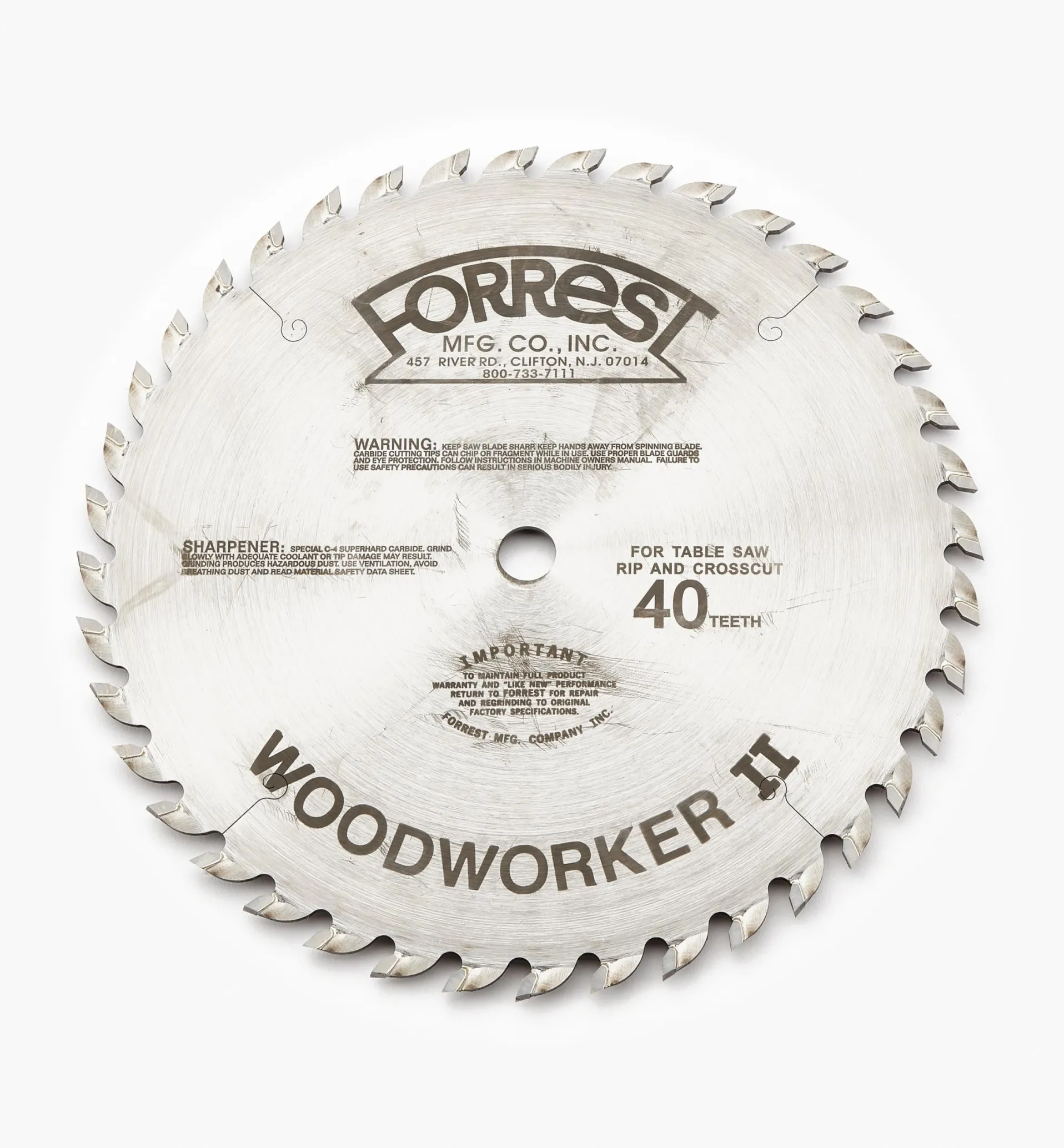 Lee Valley Forrest Woodworker Blades