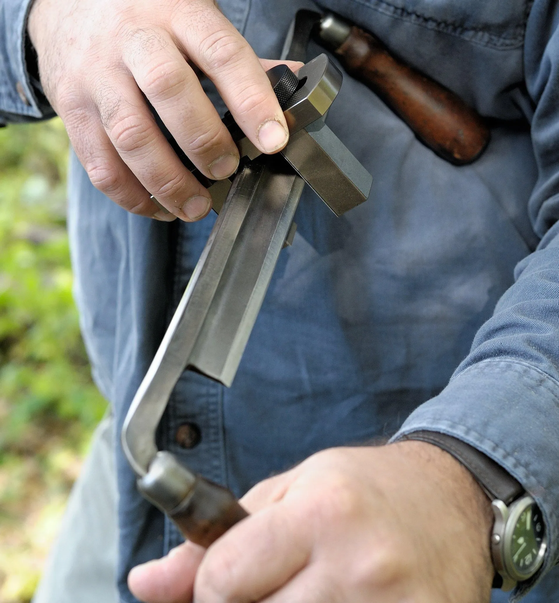 Lee Valley Galbert Drawsharp Drawknife Sharpening Guide