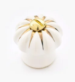 Lee Valley Gold Stripe Melon Knobs