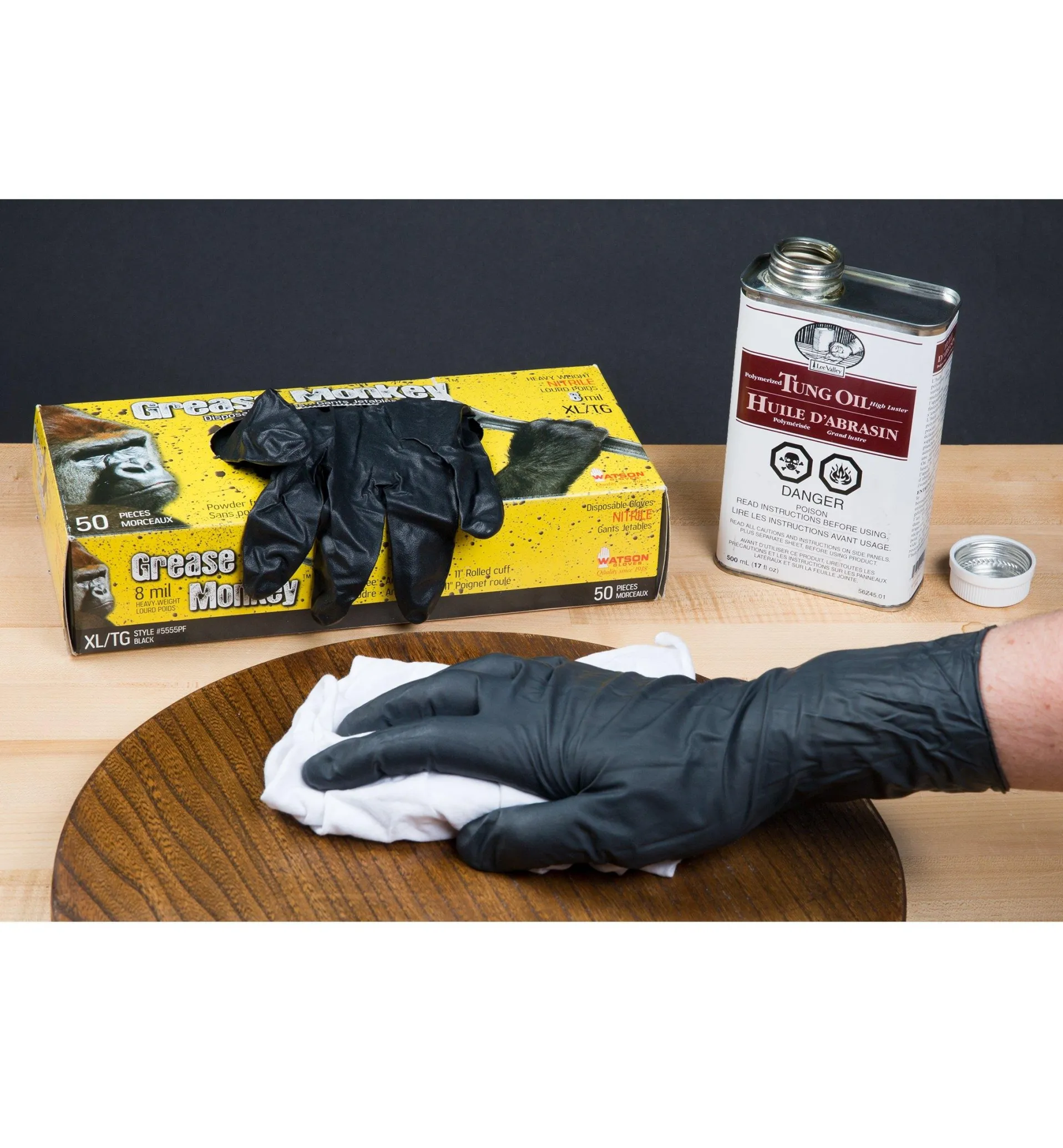 Lee Valley Grease Monkey Nitrile Gloves