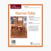 Lee Valley Harvest Table Plan