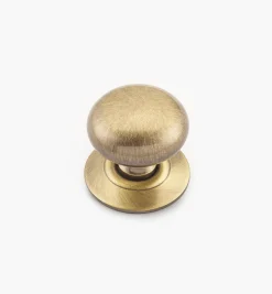 Lee Valley Hollow Brass Knobs With Escutcheons