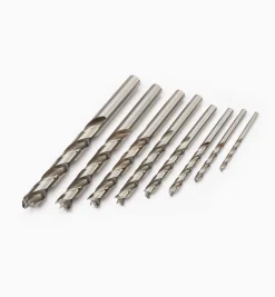 Lee Valley HSS Lipped Metric Brad-Point Drills