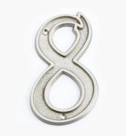 Lee Valley Italic Cast Brass House Numbers