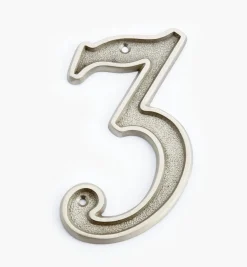 Lee Valley Italic Cast Brass House Numbers