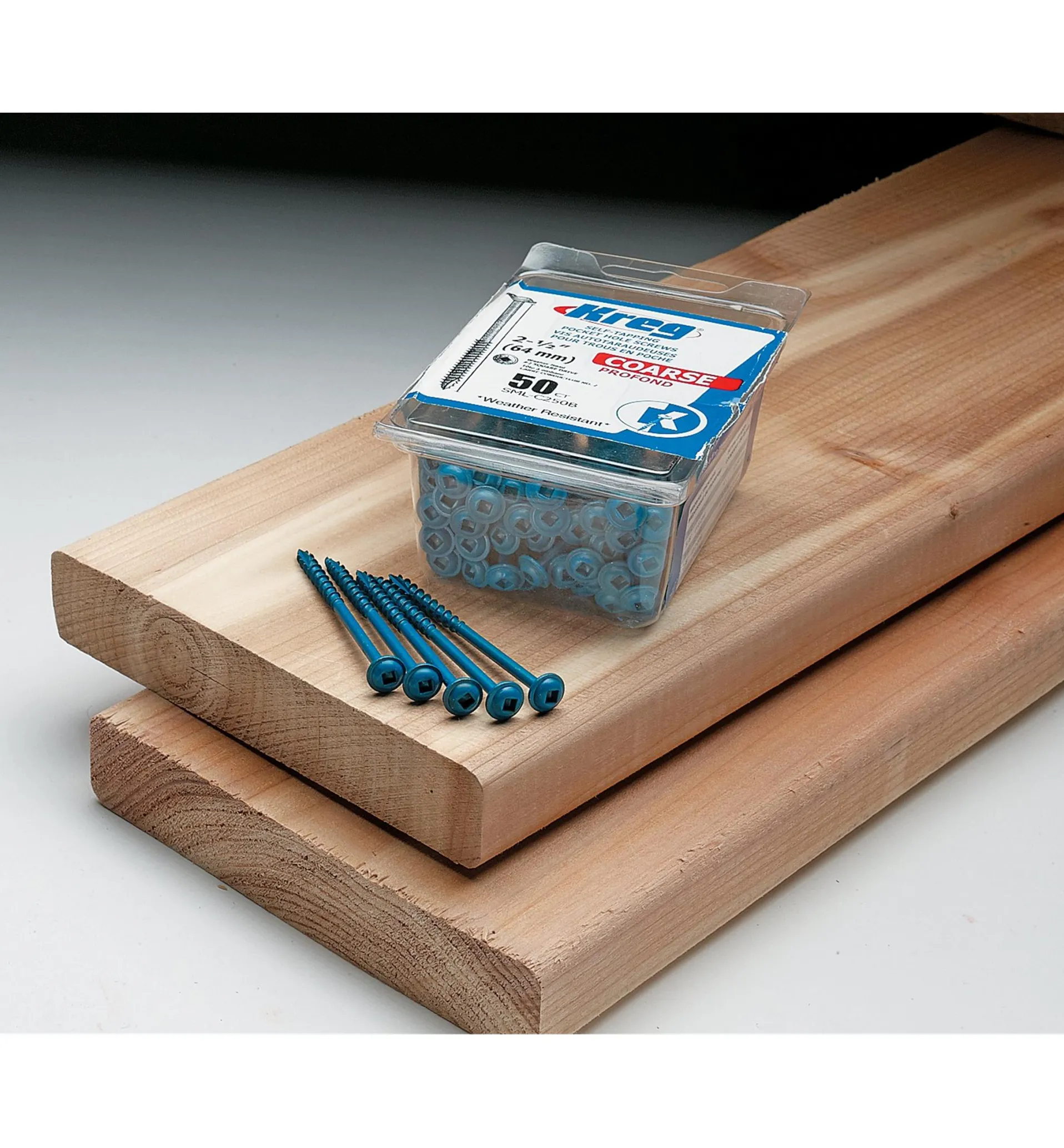 Lee Valley Kreg Blue-Kote Exterior Pocket-Hole Screws